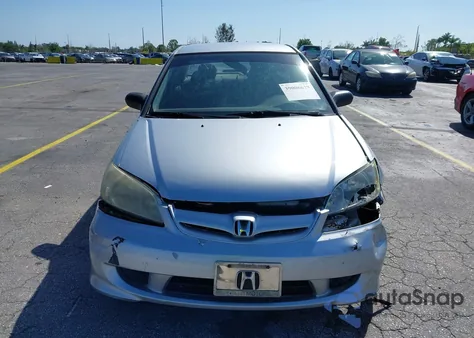 2004 Honda Civic Vp from USA, damaged, VIN 1HGES16344L008745